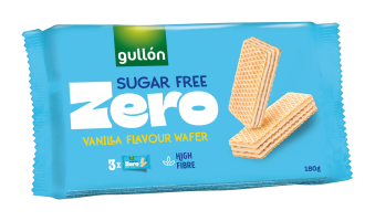 Gullón Vaniljavohveli 180g sokeriton